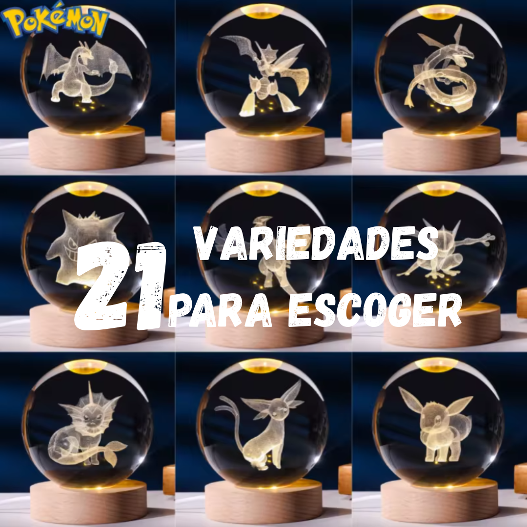 Bola de cristal 3D de Pokémon