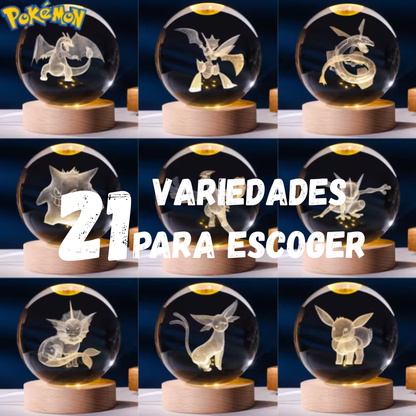 Bola de cristal 3D de Pokémon